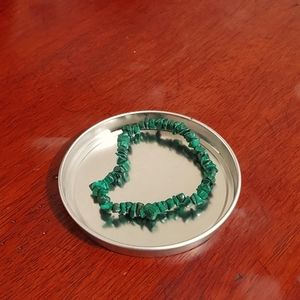 Malachite gem bracelet gift